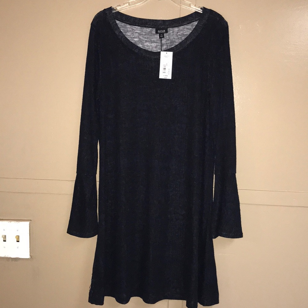 Navy cheetah ANA dress